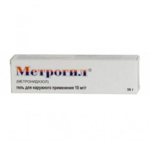 Метрогил гель д/наружн прим 1% 30г