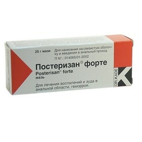 Постеризан форте мазь 25г апрель