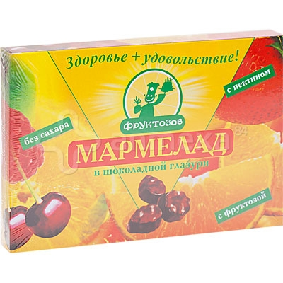 Мармелад Фруктозов желейный вишня фруктоза 200г