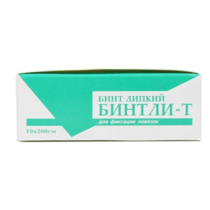 Бинт липкий проницаемый (БИНТЛИ-Т) 10смх200см