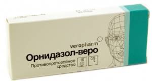 Орнидазол-Веро табл п/о 0,5 №10