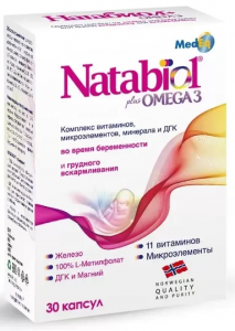 Натабиол+омега-3 капсулы 1660мг №30 