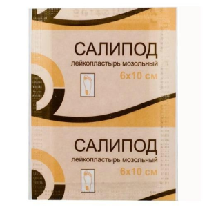 Салипод пластырь 6х10 см №1