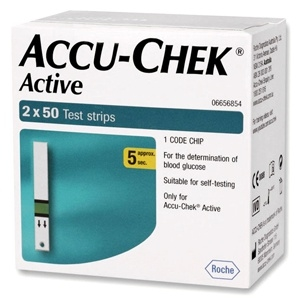 Тест-полоски Accu-chek Activ №100