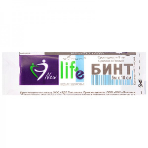 Бинт стер Life 5мх10см