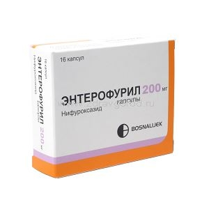 Энтерофурил капс 200мг №16 