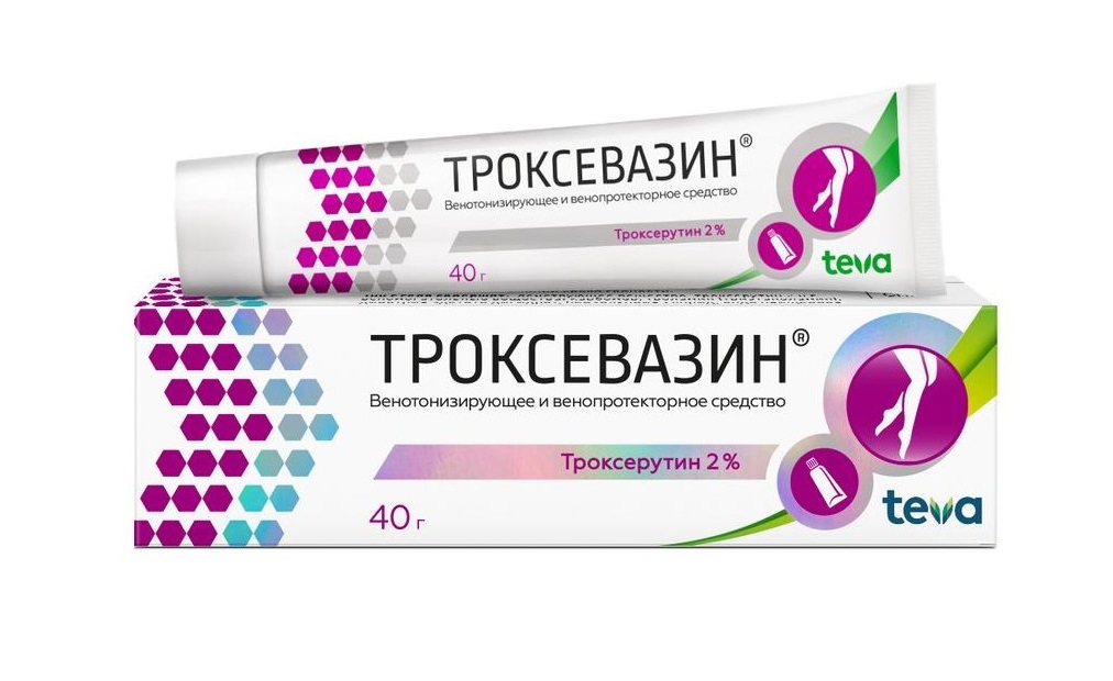 Троксевазин гель 2% 40г