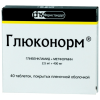 Глюконорм табл п/о 2,5мг/400мг №40