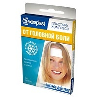 Пластырь Extraplast компресс от головной боли №2 