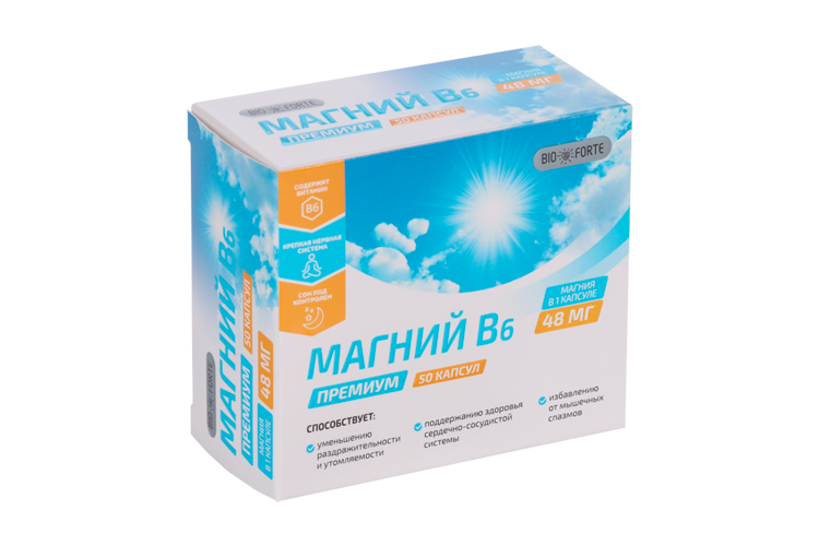 Магний В6 Премиум BioForte капс. №50