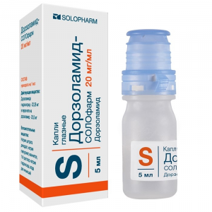 Дорзоламид-Солофарм капли глазн 2% фл-кап 5мл