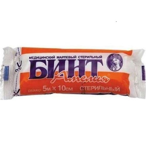 Бинт стер 5м х 10см "Амелия"