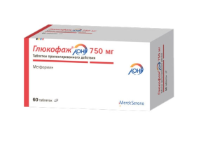 Глюкофаж Лонг таб пролонг 750мг №60