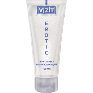 Гель-смазка Vizit Erotic возбуждающ 100мл 