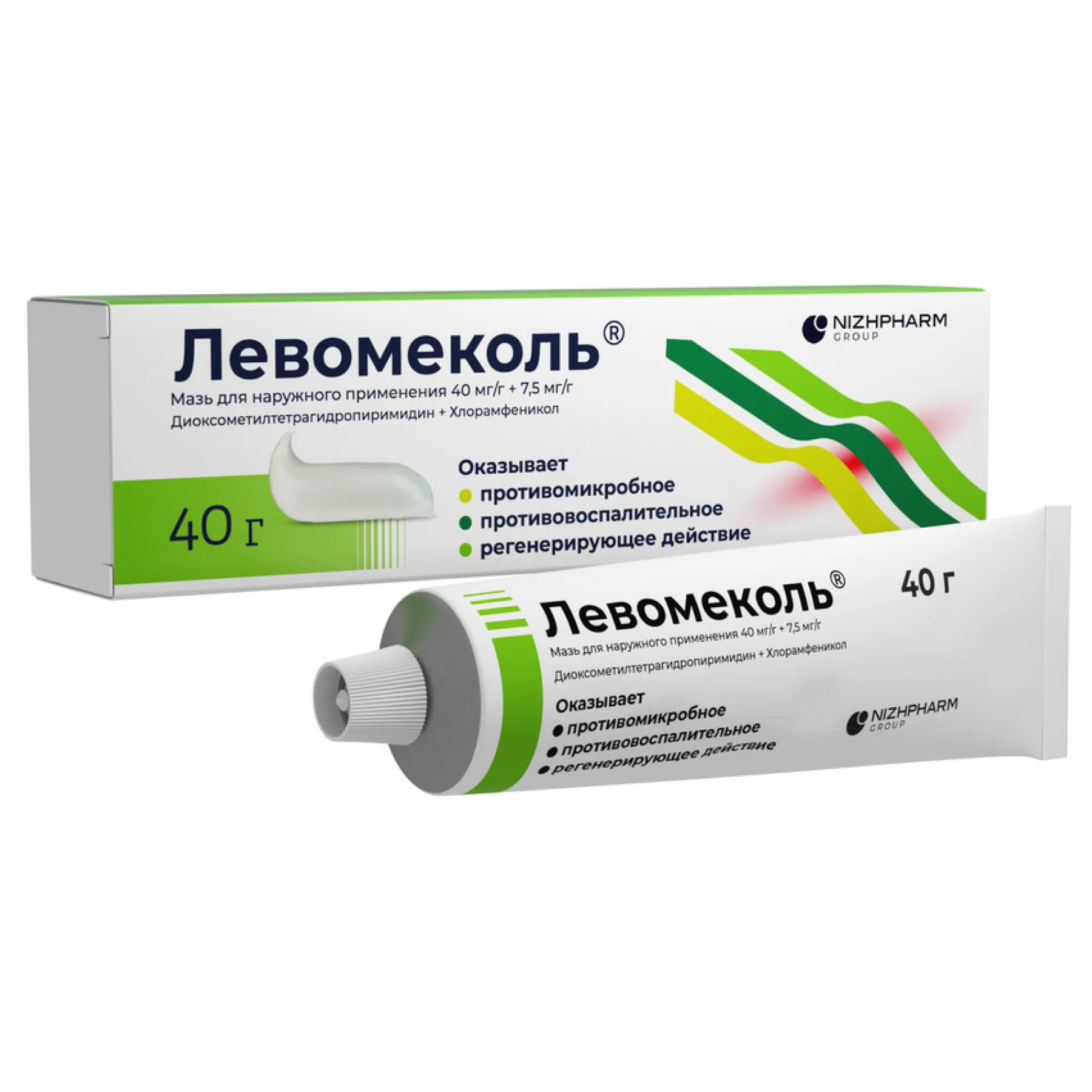 Левомеколь мазь д/наружн прим 40г