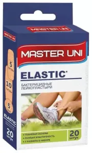 Лейкопластырь Мастер Юни Эластик ткань №20