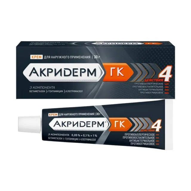 Акридерм ГК крем 30г 