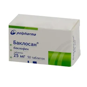 Баклосан табл 25мг №50