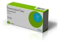 Лизиноприл-Тева табл 10мг №20