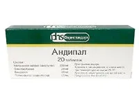 Андипал табл №20