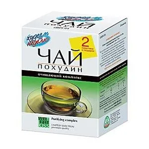 Худеем за неделю Чай "Похудин" Очищающий комплекс пак 2г №25