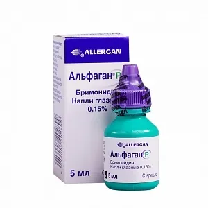 Альфаган Р гл кап 0,15% 5мл фл/кап