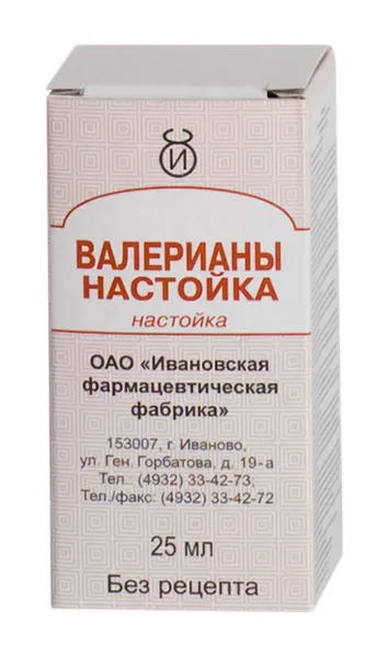 Валерианы настойка фл. 25мл