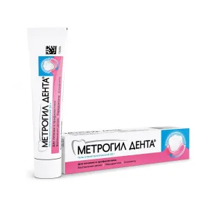 Метрогил Дента гель д/десен 20г